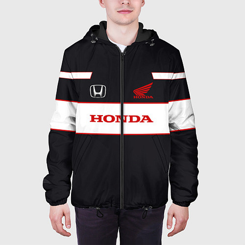 Мужская куртка Honda Sport / 3D-Черный – фото 3