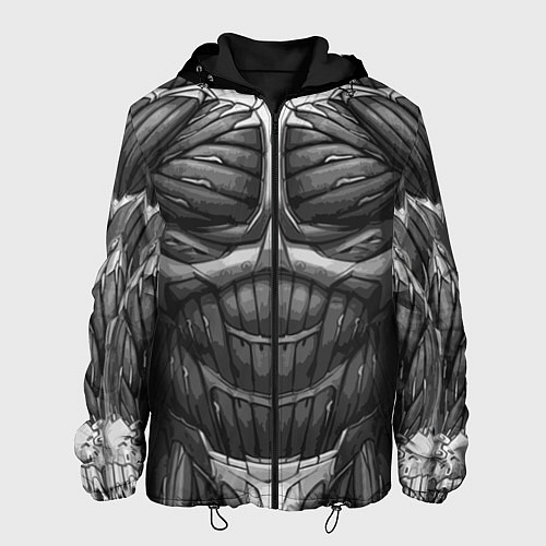 Мужская куртка Экзоскелет / 3D-Черный – фото 1