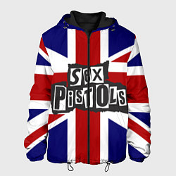 Куртка с капюшоном мужская Sex Pistols UK, цвет: 3D-черный