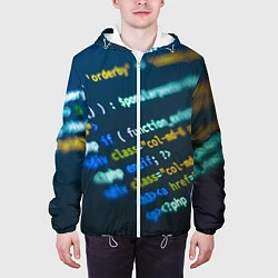 Куртка с капюшоном мужская Programming Collection, цвет: 3D-белый — фото 2