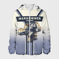 Куртка с капюшоном мужская Warhammer 40000: Tau Empire, цвет: 3D-белый