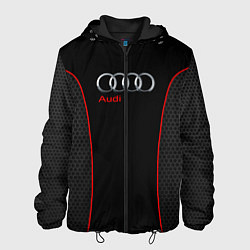 Куртка с капюшоном мужская Audi Style, цвет: 3D-черный