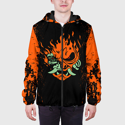 Мужская куртка Cyberpunk 2077: SAMURAI / 3D-Черный – фото 3