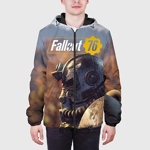 Мужская куртка Fallout 76 / 3D-Черный – фото 3