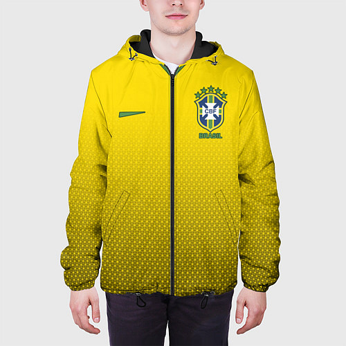 Мужская куртка Brazil Team: WC 2018 / 3D-Черный – фото 3