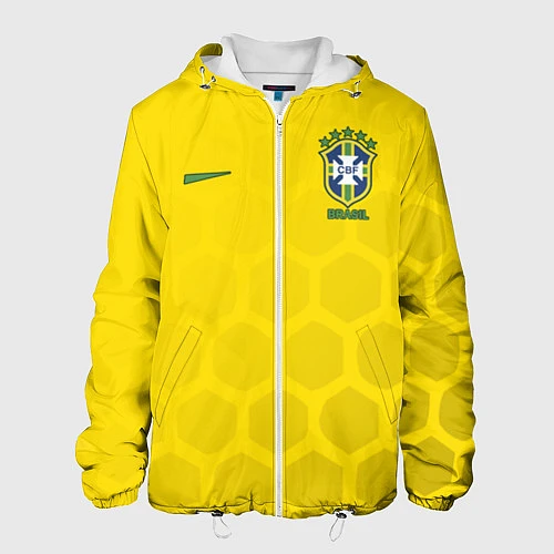 Мужская куртка Brazil Team: WC 2018 / 3D-Белый – фото 1