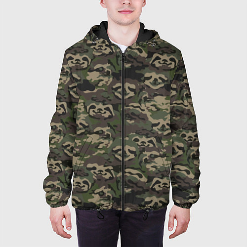 Мужская куртка Лига лени / 3D-Черный – фото 3