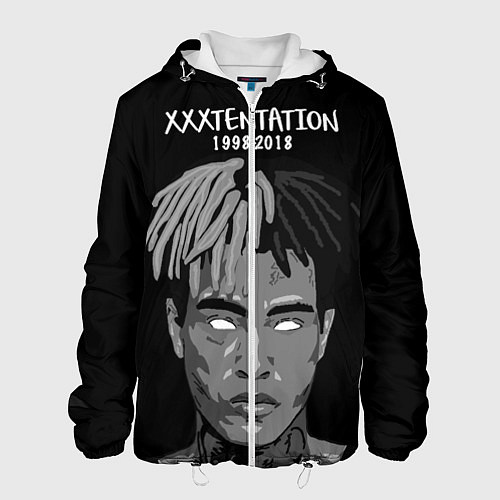 Мужская куртка XXXTentacion: 1998-2018 / 3D-Белый – фото 1