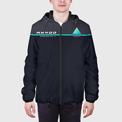 Куртка с капюшоном мужская Detroit: AX400, цвет: 3D-черный — фото 2