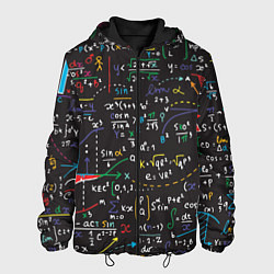 Куртка с капюшоном мужская Math, цвет: 3D-черный