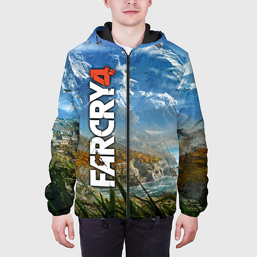 Мужская куртка Far Cry 4: Ice Mountains / 3D-Черный – фото 3