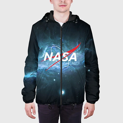 Мужская куртка NASA: Space Light / 3D-Черный – фото 3