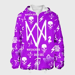 Мужская куртка Watch Dogs 2: Violet Pattern