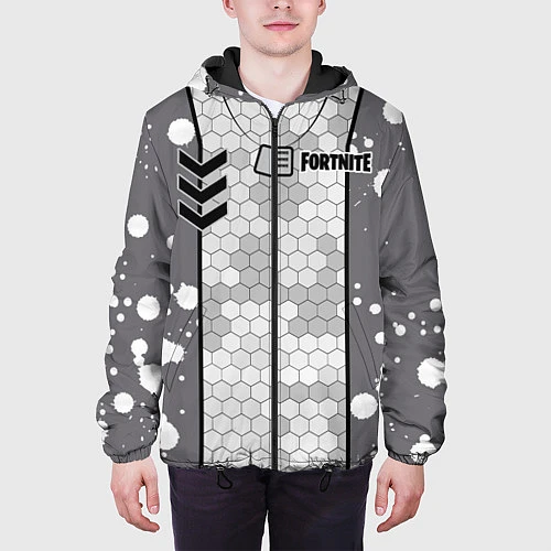 Мужская куртка Fortnite: Мастер сюрикенов / 3D-Черный – фото 3