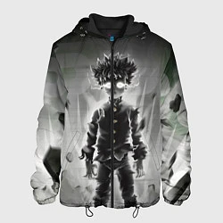 Куртка с капюшоном мужская Mob Psycho, цвет: 3D-черный