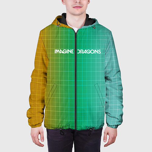 Мужская куртка Imagine Dragons: Evolve Grid / 3D-Черный – фото 3