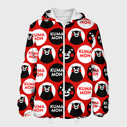 Мужская куртка Kumamon Pattern / 3D-Белый – фото 1