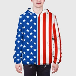 Куртка с капюшоном мужская American Patriot, цвет: 3D-белый — фото 2
