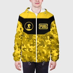Куртка с капюшоном мужская PUBG Runner, цвет: 3D-белый — фото 2