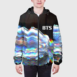 Куртка с капюшоном мужская BTS: Spectroscopy, цвет: 3D-черный — фото 2
