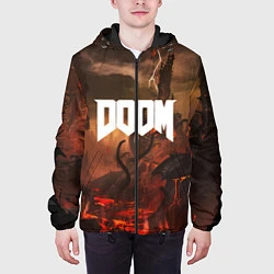 Куртка с капюшоном мужская DOOM: Eternal, цвет: 3D-черный — фото 2
