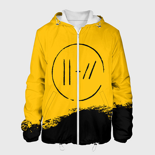 Мужская куртка 21 Pilots: Yellow Logo / 3D-Белый – фото 1