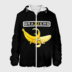 Куртка с капюшоном мужская Brazzers: Black Banana, цвет: 3D-белый