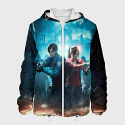 Куртка с капюшоном мужская Resident Evil 2, цвет: 3D-белый