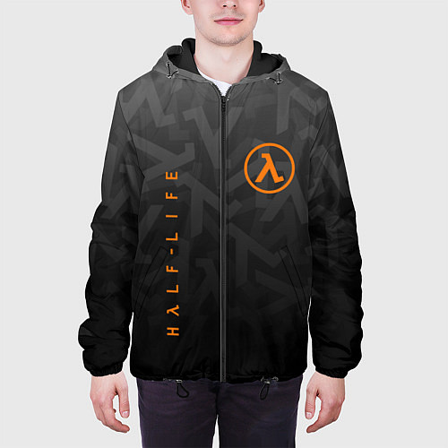 Мужская куртка Half-Life / 3D-Черный – фото 3