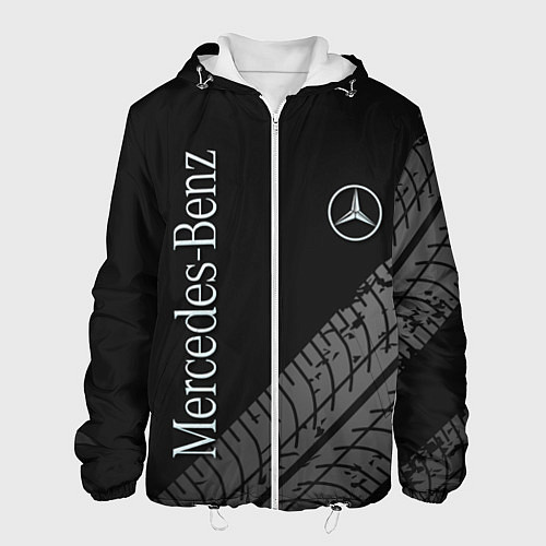 Мужская куртка Mercedes AMG: Street Style / 3D-Белый – фото 1