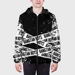 Куртка с капюшоном мужская BTS, цвет: 3D-черный — фото 2