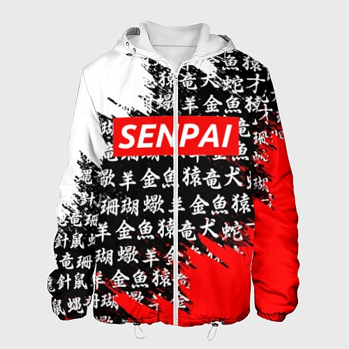 Мужская куртка SENPAI / 3D-Белый – фото 1