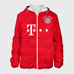 Куртка с капюшоном мужская FC Bayern: Home 19-20, цвет: 3D-белый