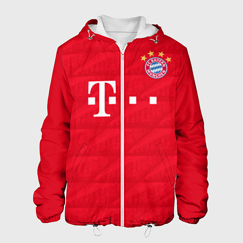 Мужская куртка FC Bayern: Home 19-20 / 3D-Белый – фото 1