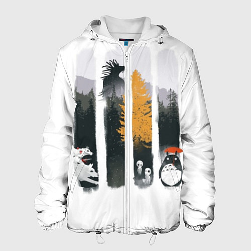 Мужская куртка Хранители Леса / 3D-Белый – фото 1
