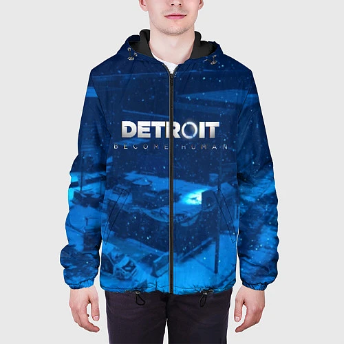 Мужская куртка Detroit: Become Human / 3D-Черный – фото 3
