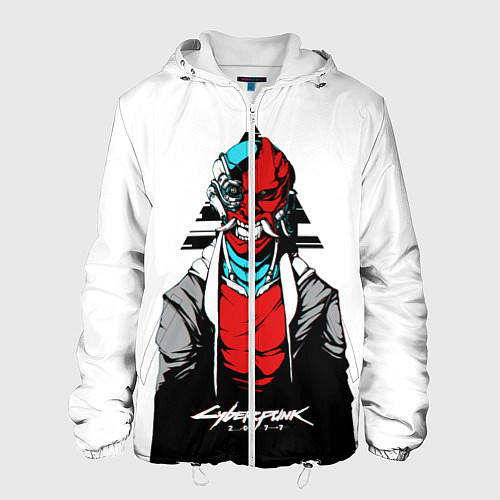 Мужская куртка Cyberpubk 2077 / 3D-Белый – фото 1