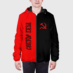 Куртка с капюшоном мужская Сектор Газа, цвет: 3D-черный — фото 2