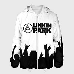 Куртка с капюшоном мужская LINKIN PARK, цвет: 3D-белый