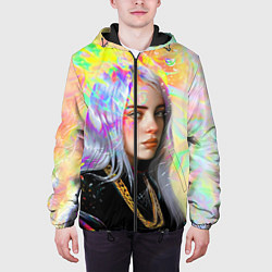 Куртка с капюшоном мужская Billie Eilish, цвет: 3D-черный — фото 2