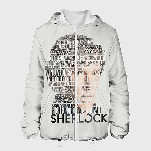 Мужская куртка Sherlock / 3D-Белый – фото 1