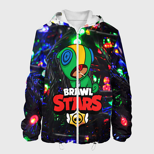 Мужская куртка BRAWL STARS НОВОГОДНИЙ / 3D-Белый – фото 1