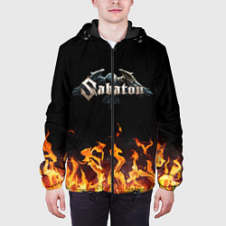 Куртка с капюшоном мужская Sabaton, цвет: 3D-черный — фото 2
