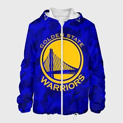 Куртка с капюшоном мужская GOLDEN STATE WARRIORS, цвет: 3D-белый