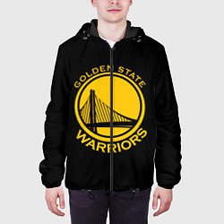 Куртка с капюшоном мужская GOLDEN STATE WARRIORS, цвет: 3D-черный — фото 2