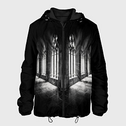 Куртка с капюшоном мужская Темные коридоры, цвет: 3D-черный