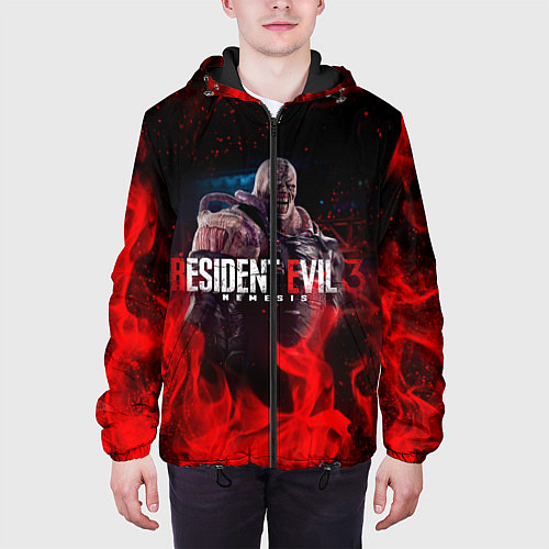 Мужская куртка RESIDENT EVIL 3 / 3D-Черный – фото 3