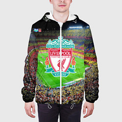 Куртка с капюшоном мужская FC Liverpool, цвет: 3D-белый — фото 2