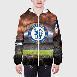 Куртка с капюшоном мужская FC Chelsea, цвет: 3D-белый — фото 2
