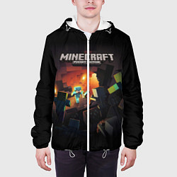 Куртка с капюшоном мужская MINECRAFT, цвет: 3D-белый — фото 2